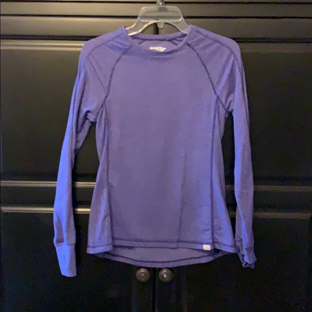 Saucony purple long sleeve top